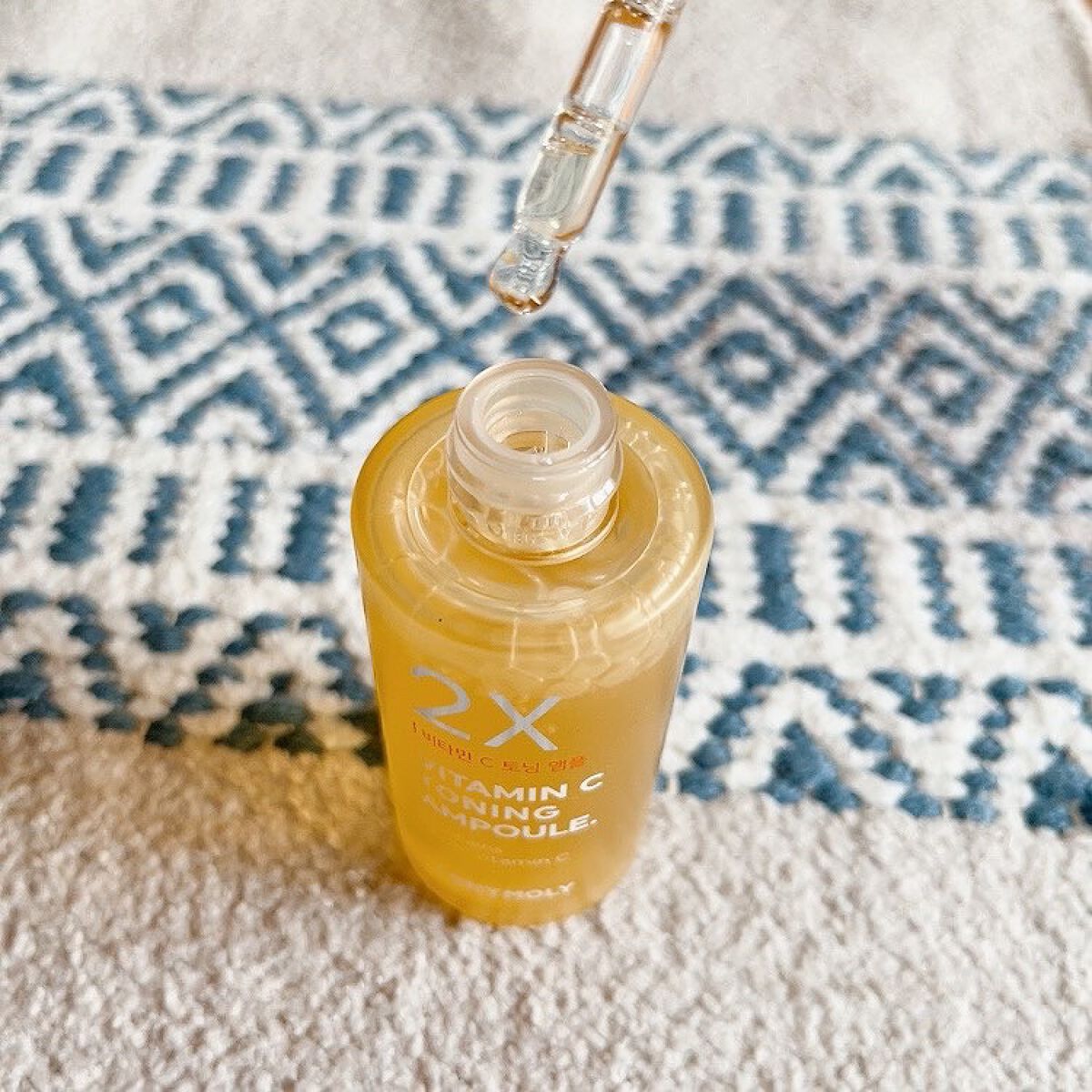 2X ビタミンCトーニングアンプル/TONYMOLY/美容液を使ったクチコミ（2枚目）