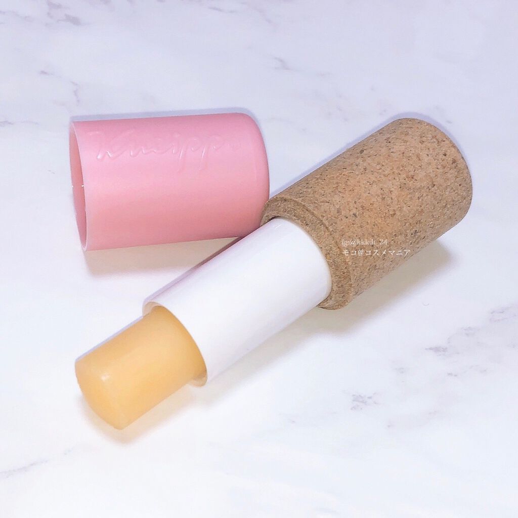 オーガニック リップバーム スイートアーモンドの香り/クナイプ/リップケアを使ったクチコミ（3枚目）