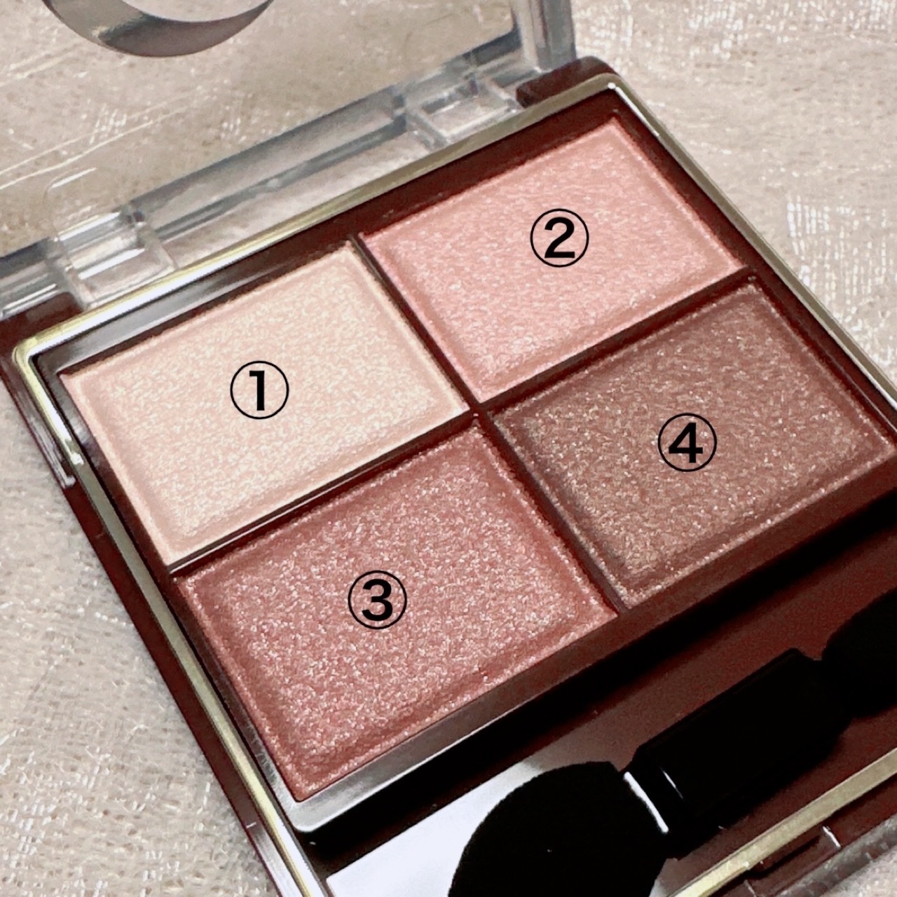 スキニーリッチシャドウ/excel/アイシャドウパレットを使ったクチコミ（2枚目）