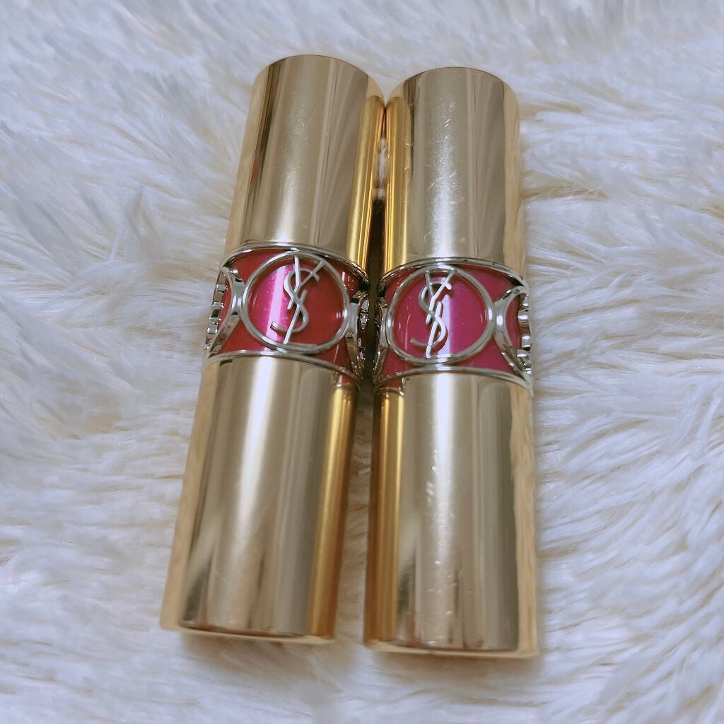 ルージュ ヴォリュプテ シャイン/YVES SAINT LAURENT BEAUTE/口紅を使ったクチコミ(2枚目)
