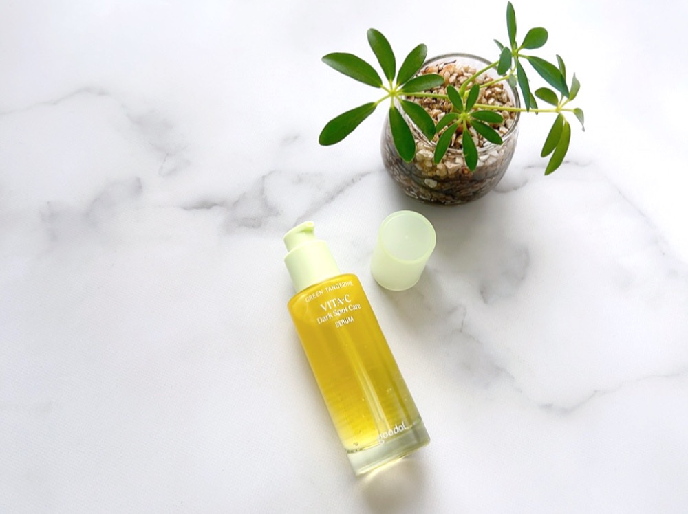 グリーンタンジェリン ビタC ダークスポットケアセラム/goodal/美容液を使ったクチコミ（2枚目）