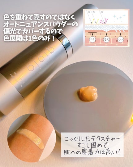 スキンセラムファンデーション/qiolo/リキッドファンデーションを使ったクチコミ(3枚目)