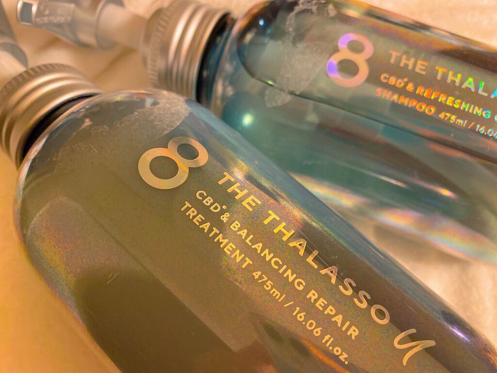 エイトザタラソ ユー CBD＆リフレッシング クレンズ 美容液シャンプー／CBD＆バランシング ダメージリペア 美容液ヘアトリートメント/エイトザタラソ/市販シャンプーを使ったクチコミ（1枚目）