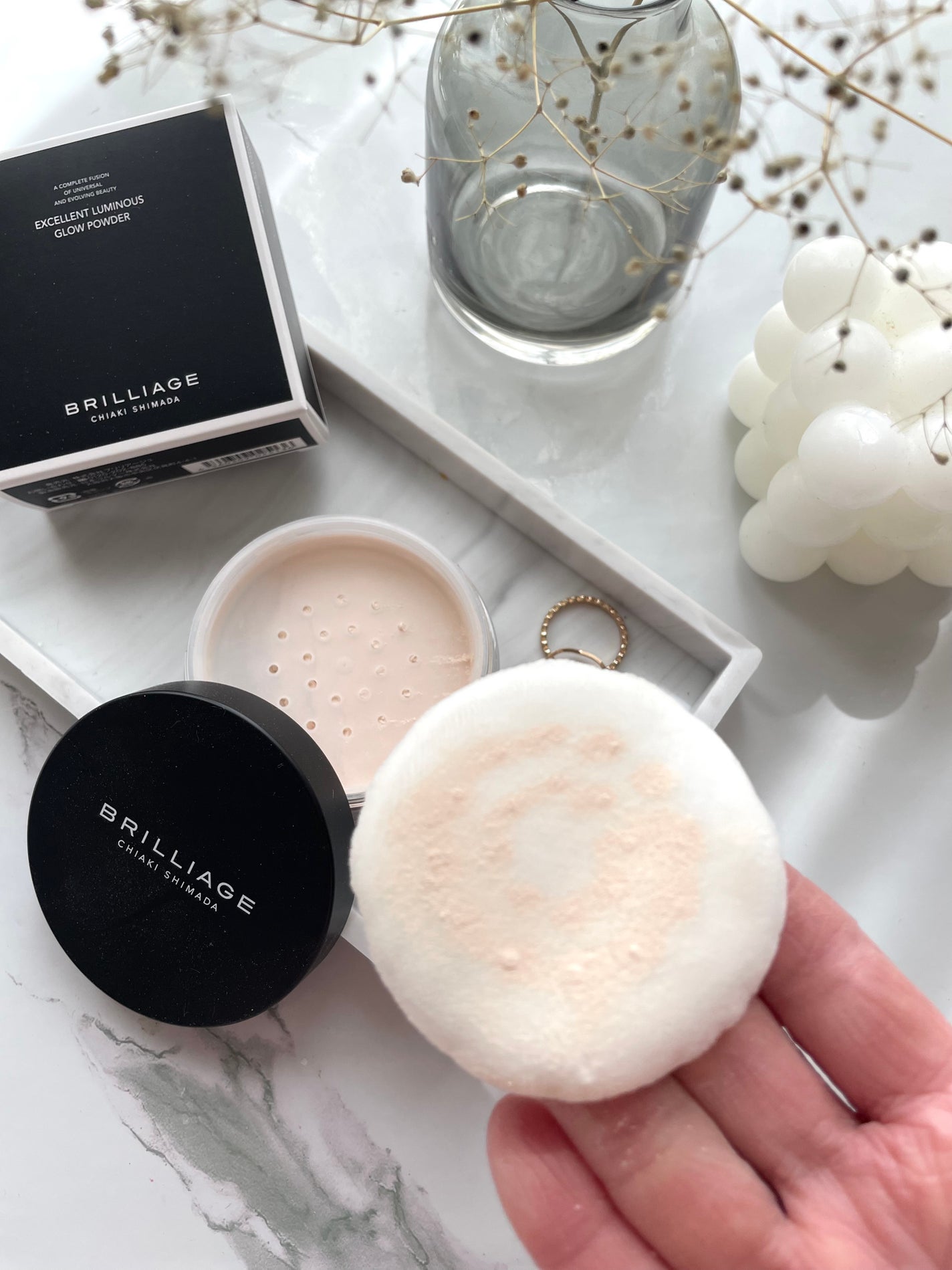 エクセレント ルミナス グロウパウダー /ブリリアージュ/ルースパウダーを使ったクチコミ(2枚目)