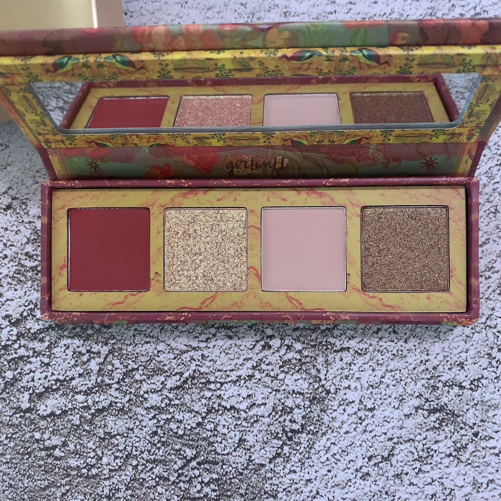 山海シリーズ 4色アイシャドウパレット/GirlCult/アイシャドウパレットを使ったクチコミ(4枚目)