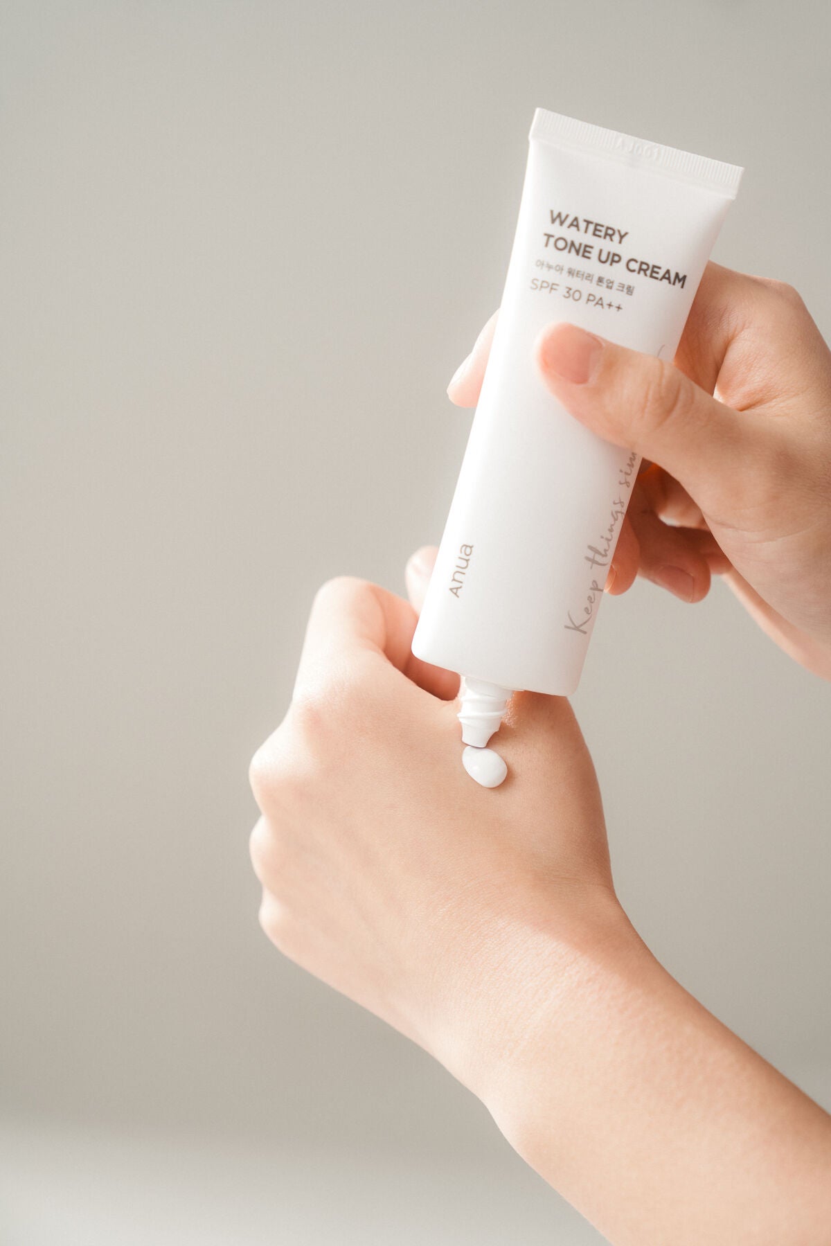 ウォータリー トーンアップ クリーム Anua