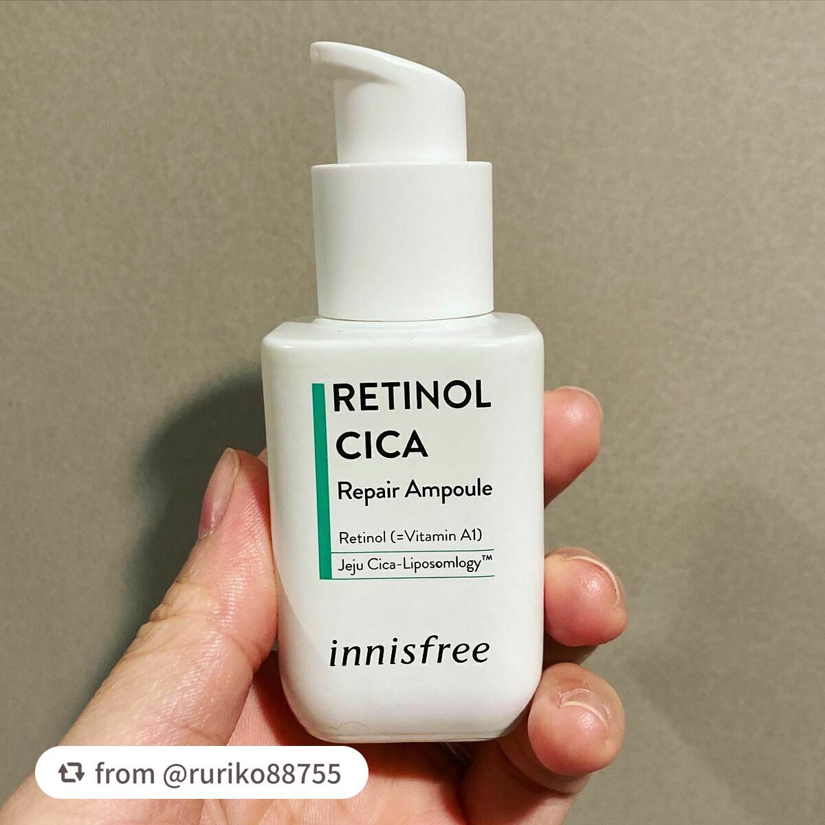 レチノール シカ リペア セラム/innisfree/美容液を使ったクチコミ(3枚目)