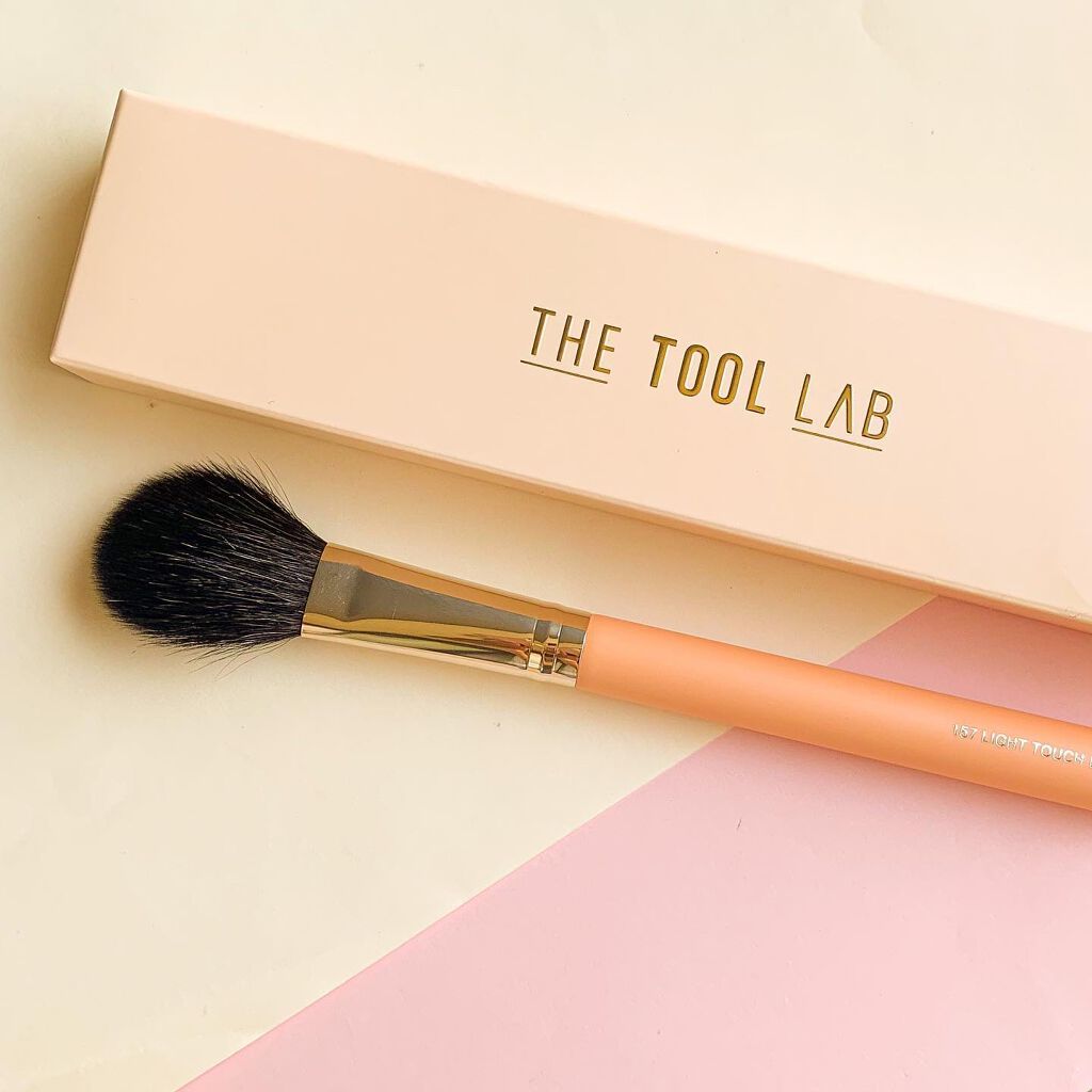 157 ライトタッチ ブラッシュ ブラシ/THE TOOL LAB/メイクブラシを使ったクチコミ(7枚目)