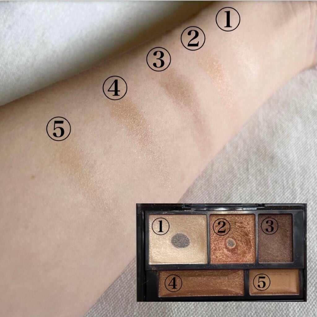 ブラウンシェードアイズN/KATE/アイシャドウパレットを使ったクチコミ(2枚目)