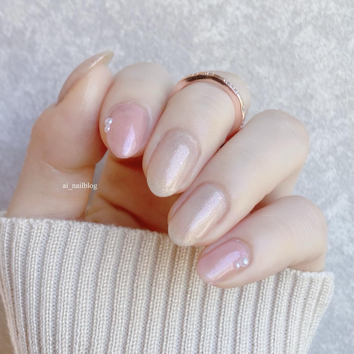 ジーニッシュ No.131 シエロ/ジーニッシュマニキュア/マニキュアを使ったクチコミ（2枚目）