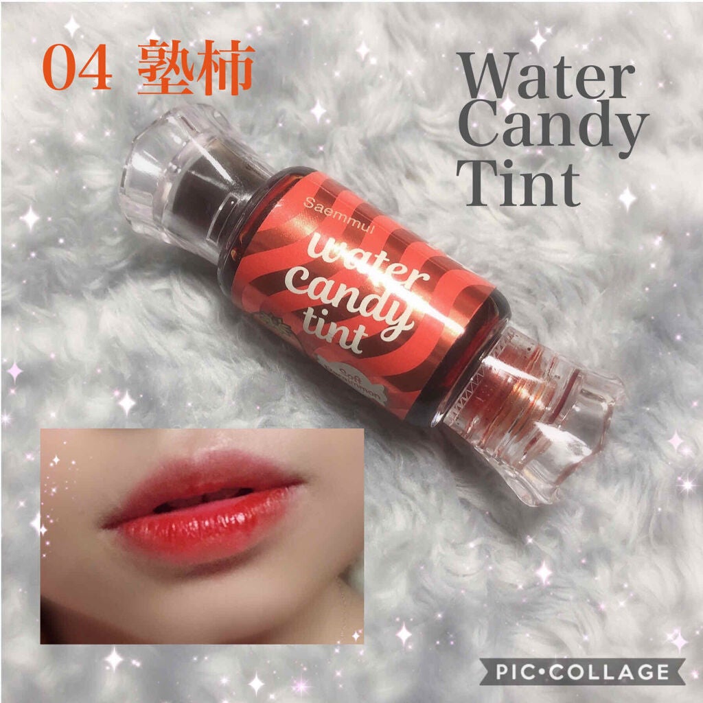 ウォーター キャンディー ティント/the SAEM/リップティントを使ったクチコミ(2枚目)