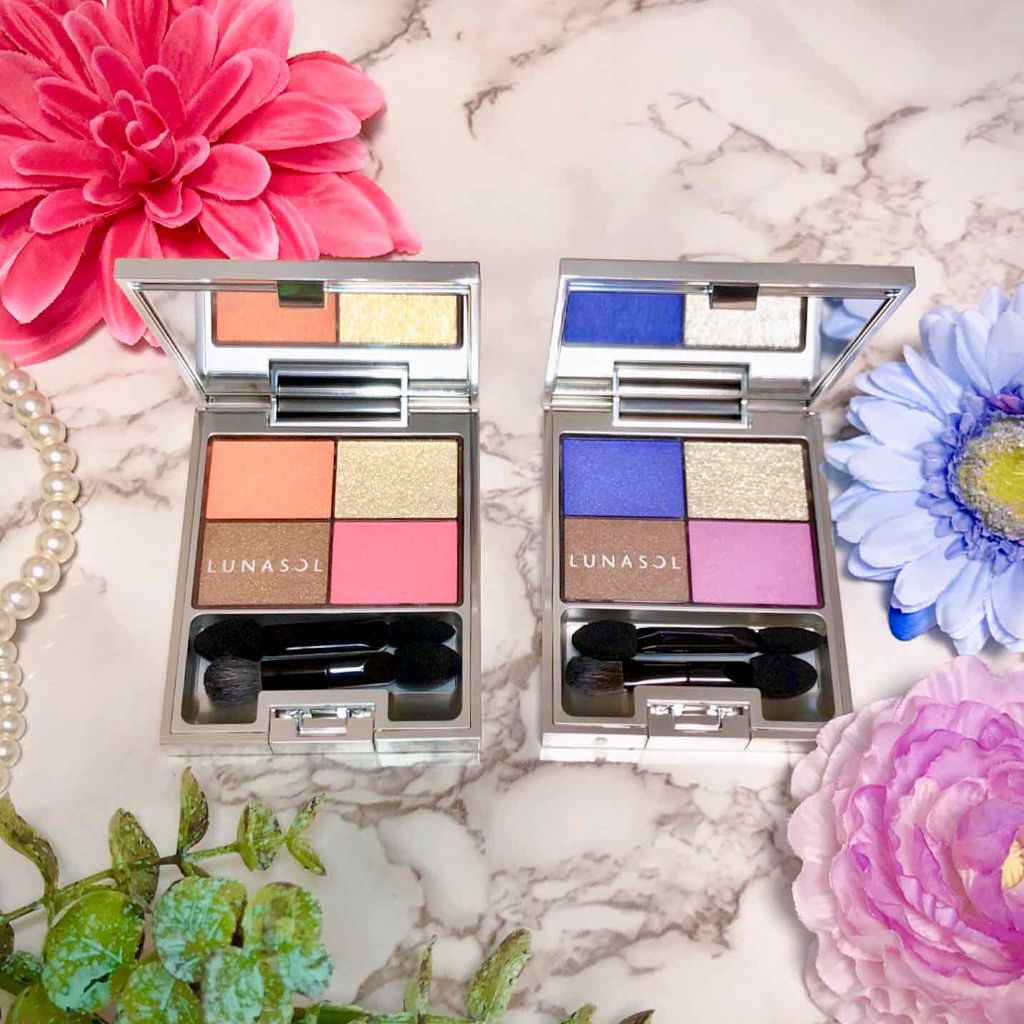 コントラスティングカラーアイズ/LUNASOL/アイシャドウパレットを使ったクチコミ(1枚目)