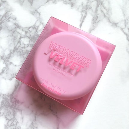 ワンダーベルベットラスティングクッション/i’m meme/クッションファンデーションを使ったクチコミ(10枚目)