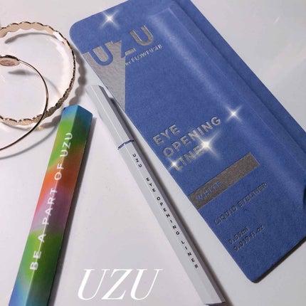 EYE OPENING LINER/UZU BY FLOWFUSHI/リキッドアイライナーを使ったクチコミ(1枚目)