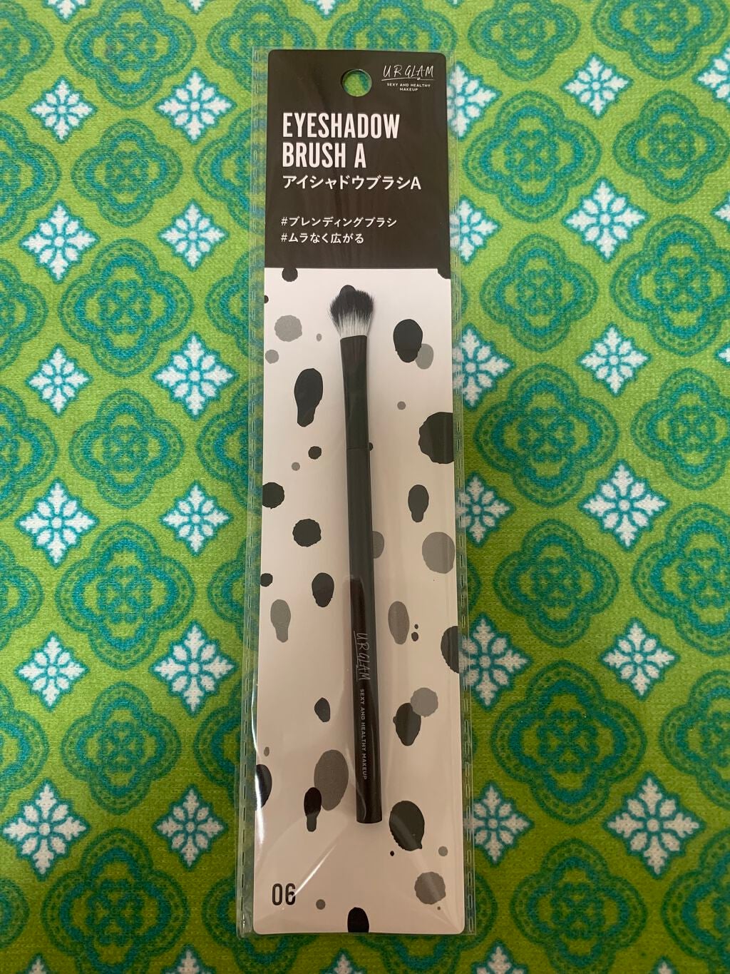 UR GLAM EYESHADOW BRUSH A/U R GLAM/メイクブラシを使ったクチコミ(1枚目)