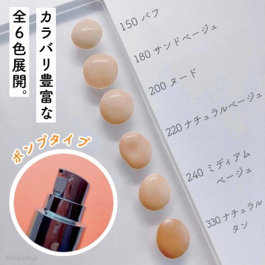 REVLON カラーステイ ロングウェア メイクアップ Dのクチコミ「LIPSベスコスリキッドファンデ✨
レブロンのリキッドファンデ全色レビュー♡

レブロン  
.....」（3枚目）