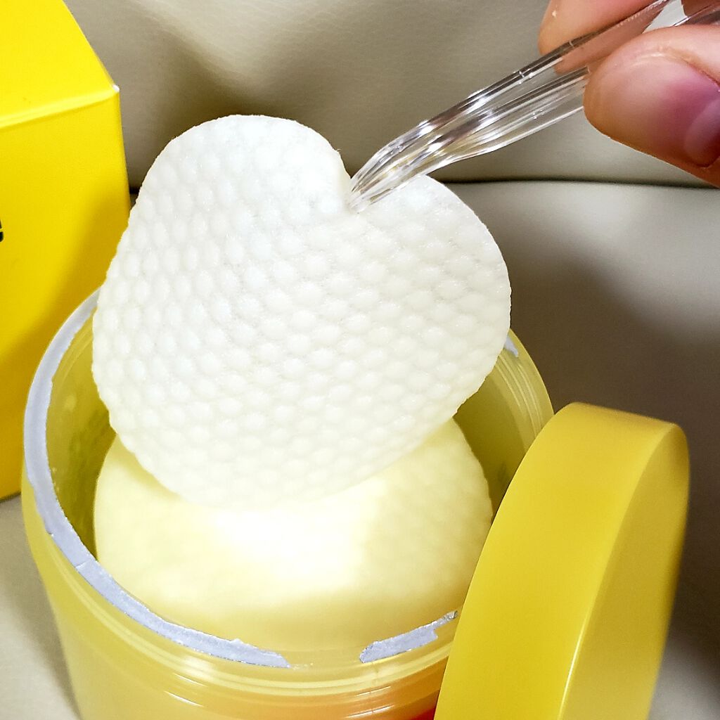 グリーンタンジェリン ビタCダークスポットケアパッド/goodal/トナーパッドを使ったクチコミ（2枚目）