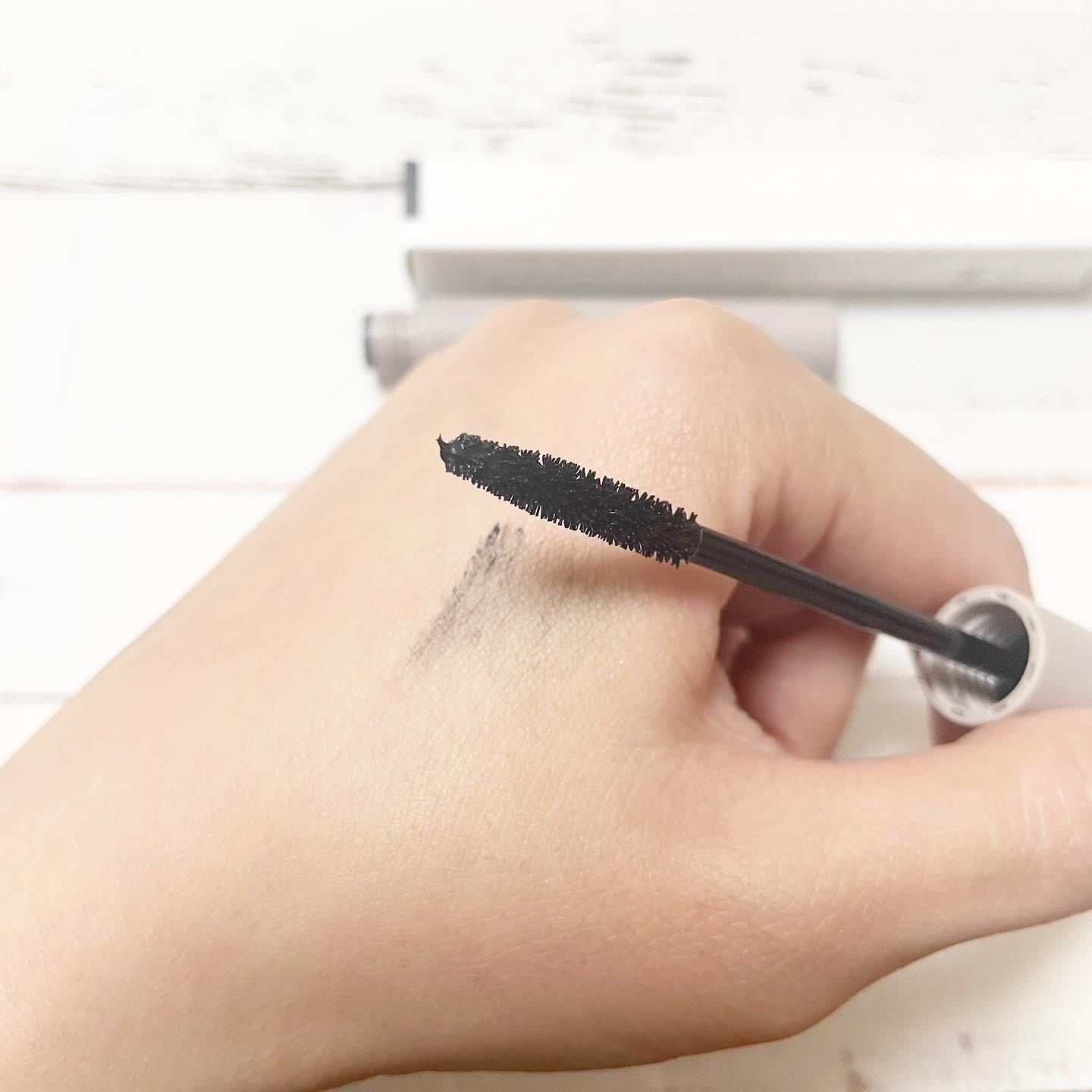 グロウアップマスカラ 02 ブラウン/rafuna/マスカラを使ったクチコミ（3枚目）