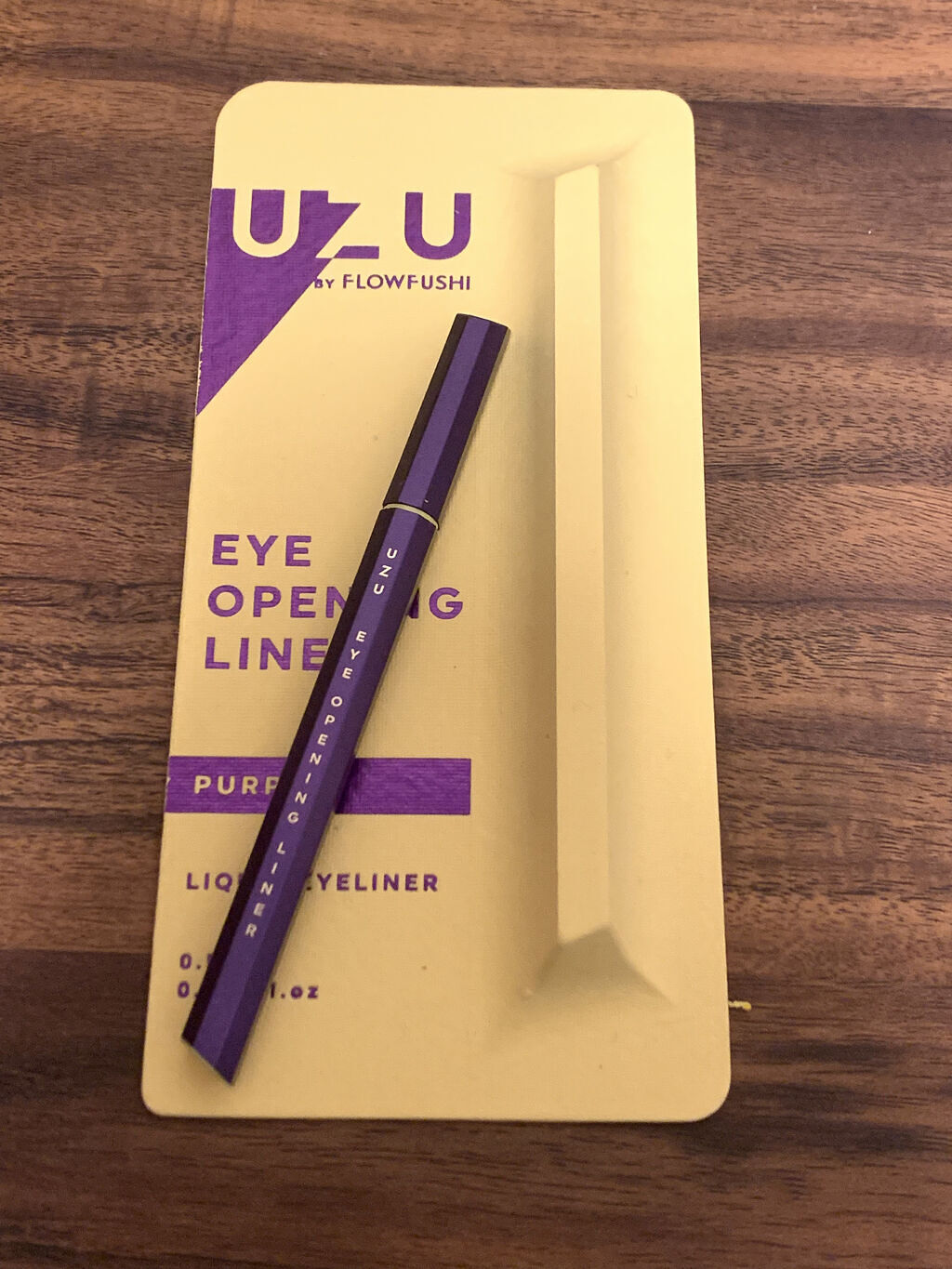 EYE OPENING LINER/UZU BY FLOWFUSHI/リキッドアイライナーを使ったクチコミ（1枚目）