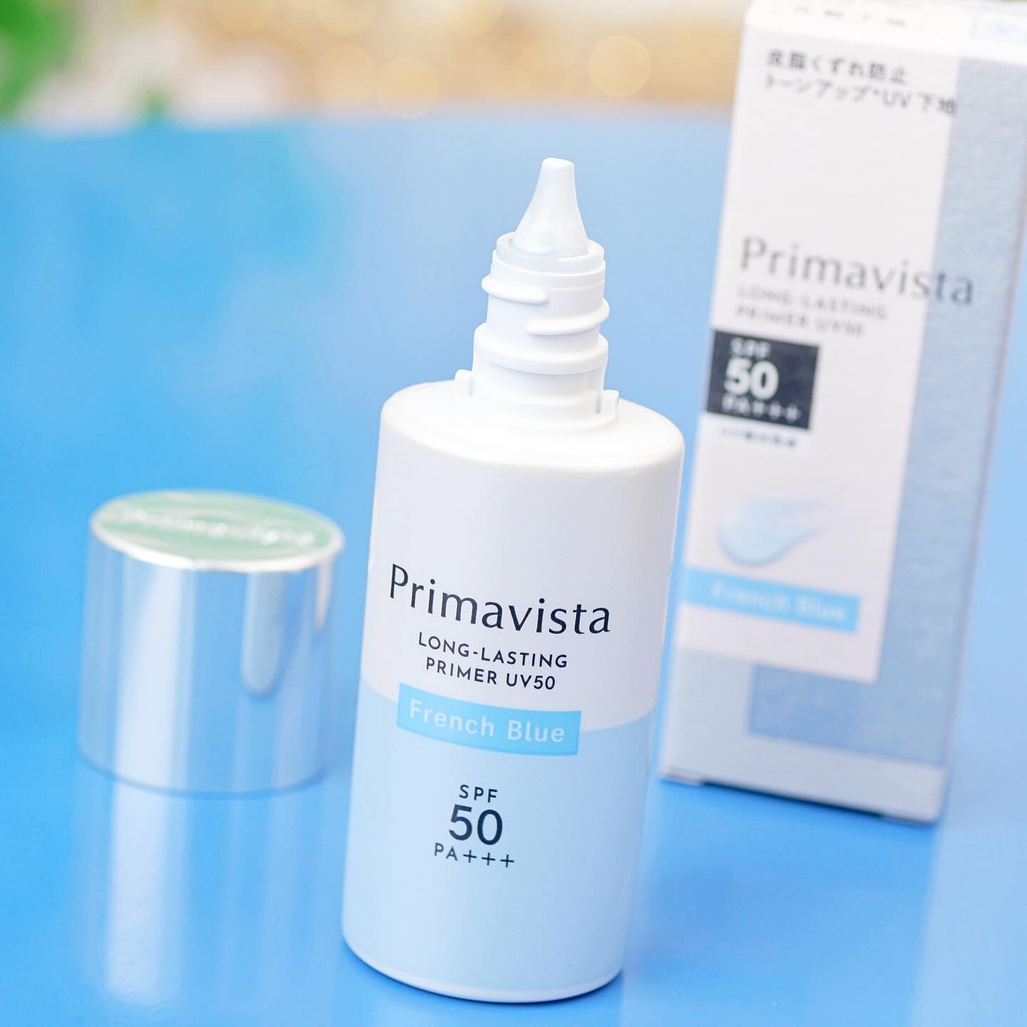 プリマヴィスタ スキンプロテクトベース 皮脂くずれ防止 UV50 フレンチブルー/プリマヴィスタ/化粧下地を使ったクチコミ（2枚目）