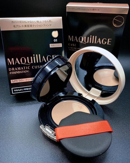 ドラマティッククッションジェリー/マキアージュ/クッションファンデーションを使ったクチコミ(1枚目)