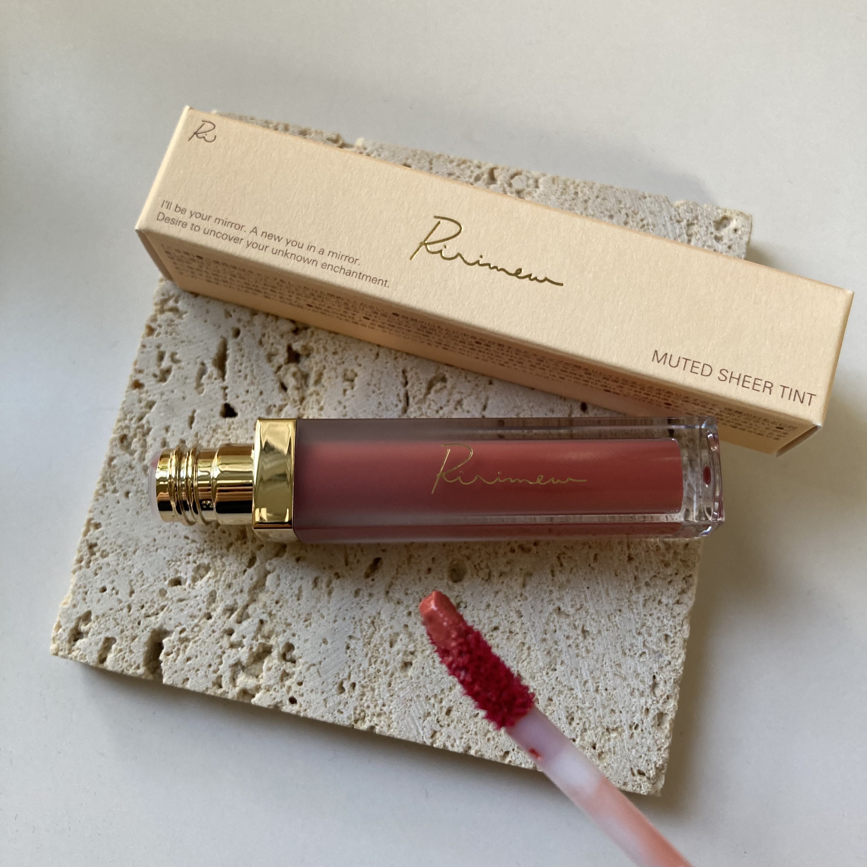 ミューテッドシアーティント/Ririmew/リップティントを使ったクチコミ（3枚目）