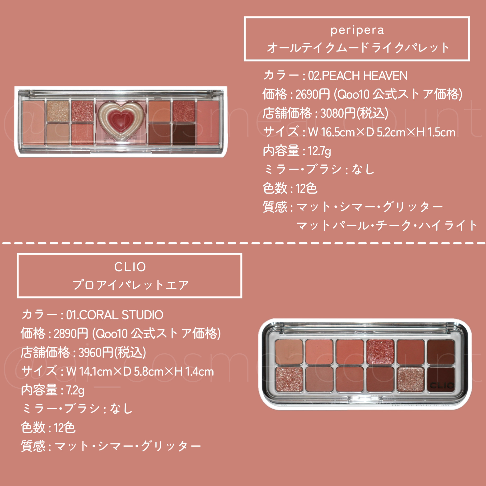 パールグラデーションオールオーバーパレット/TWINKLE POP/アイシャドウパレットを使ったクチコミ（2枚目）