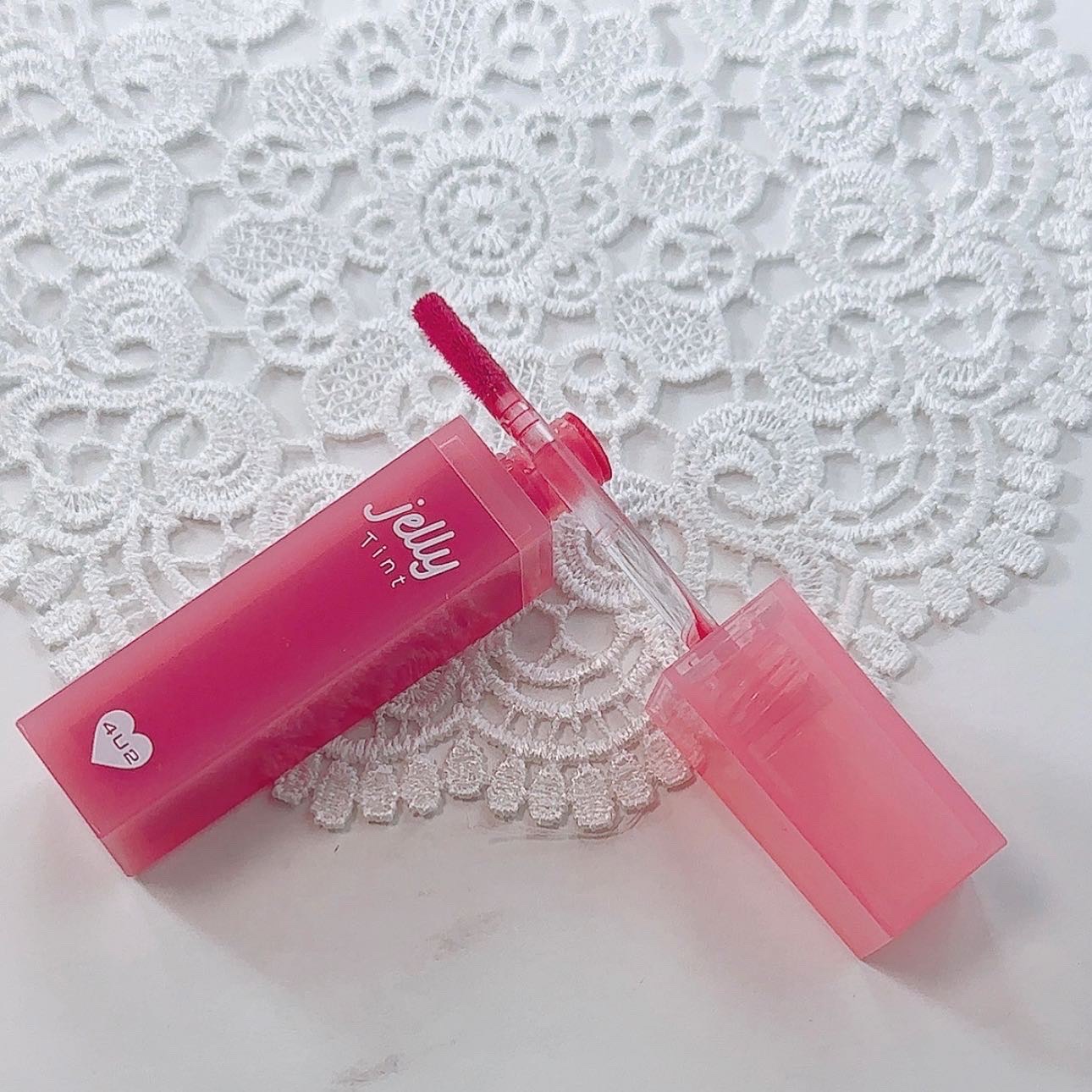 ジェリーティント #12 ハートビート/4U2/リップティントを使ったクチコミ（2枚目）