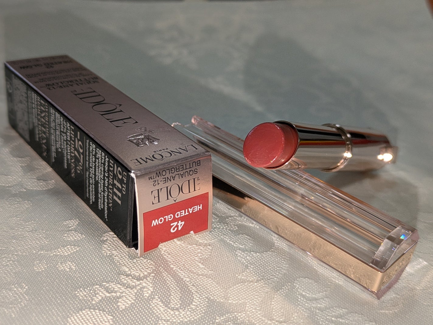 イドル リップ バターグロウ/LANCOME/口紅を使ったクチコミ(1枚目)