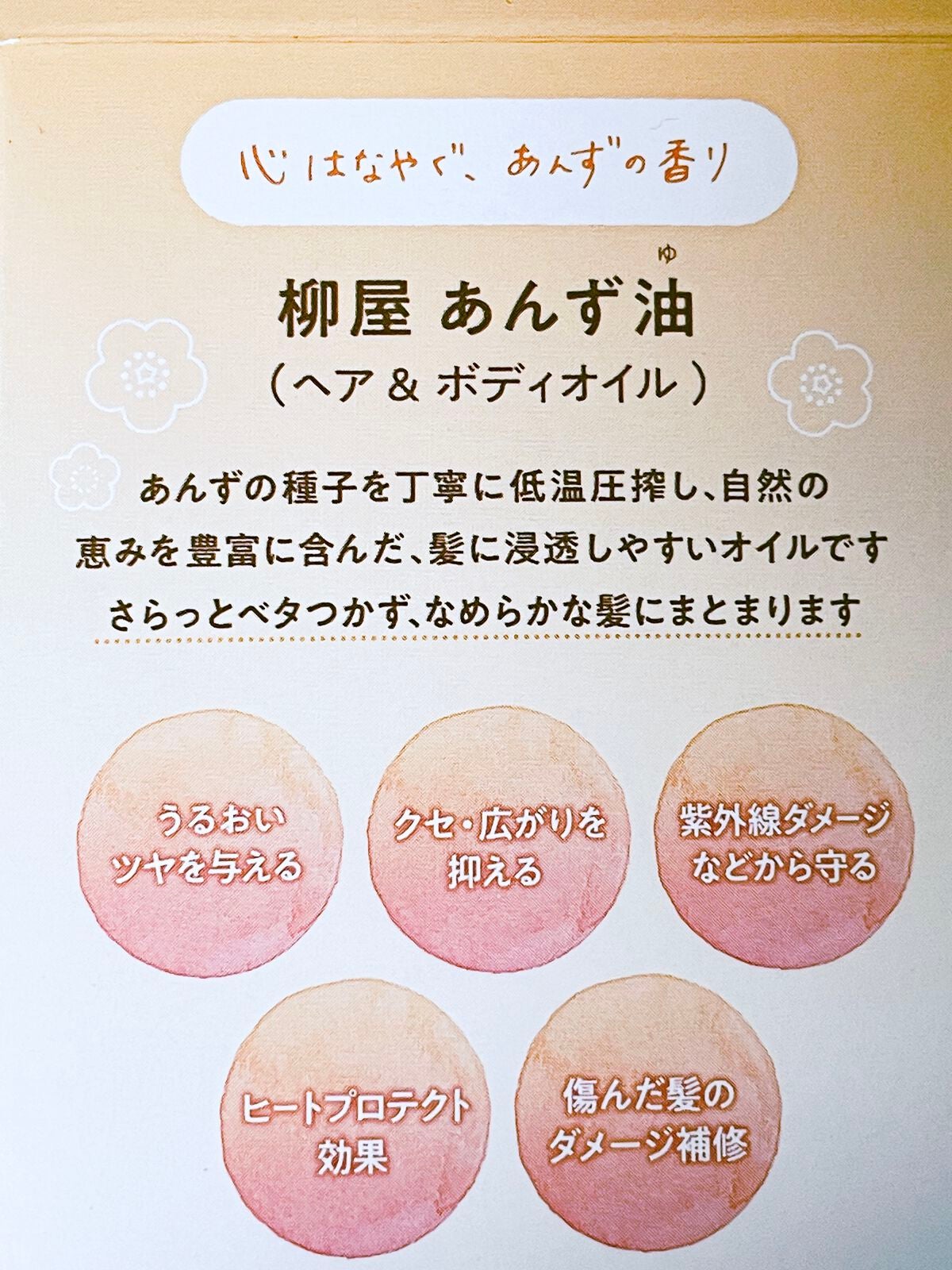 柳屋 あんず油/柳屋あんず油/ヘアオイルを使ったクチコミ(4枚目)