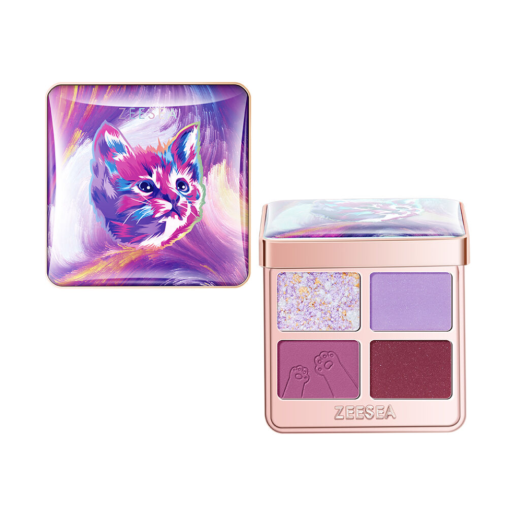 アニマルアイシャドウ(4シェード) 04 ワイルドベリー / ZEESEA