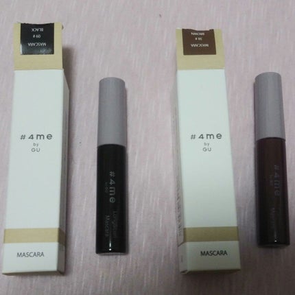 ロング&カールマスカラ/#4me by GU/マスカラを使ったクチコミ(2枚目)