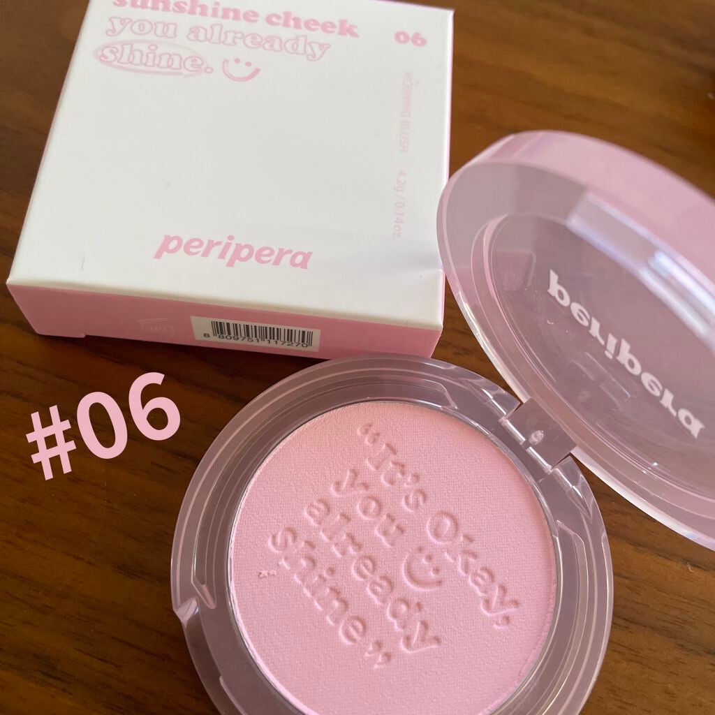 ピュア ブラッシュド サンシャイン チーク/PERIPERA/パウダーチークを使ったクチコミ(2枚目)