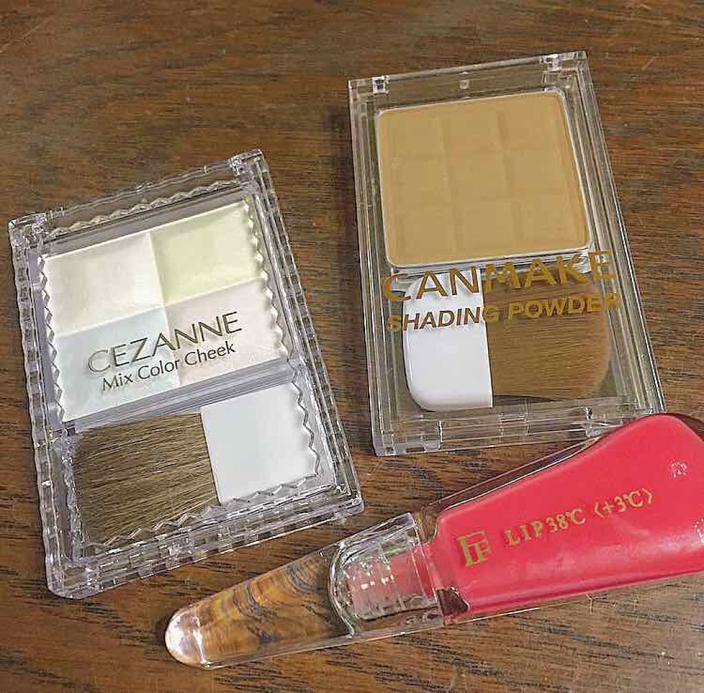 ミックスカラーチーク/CEZANNE/パウダーチークを使ったクチコミ（1枚目）