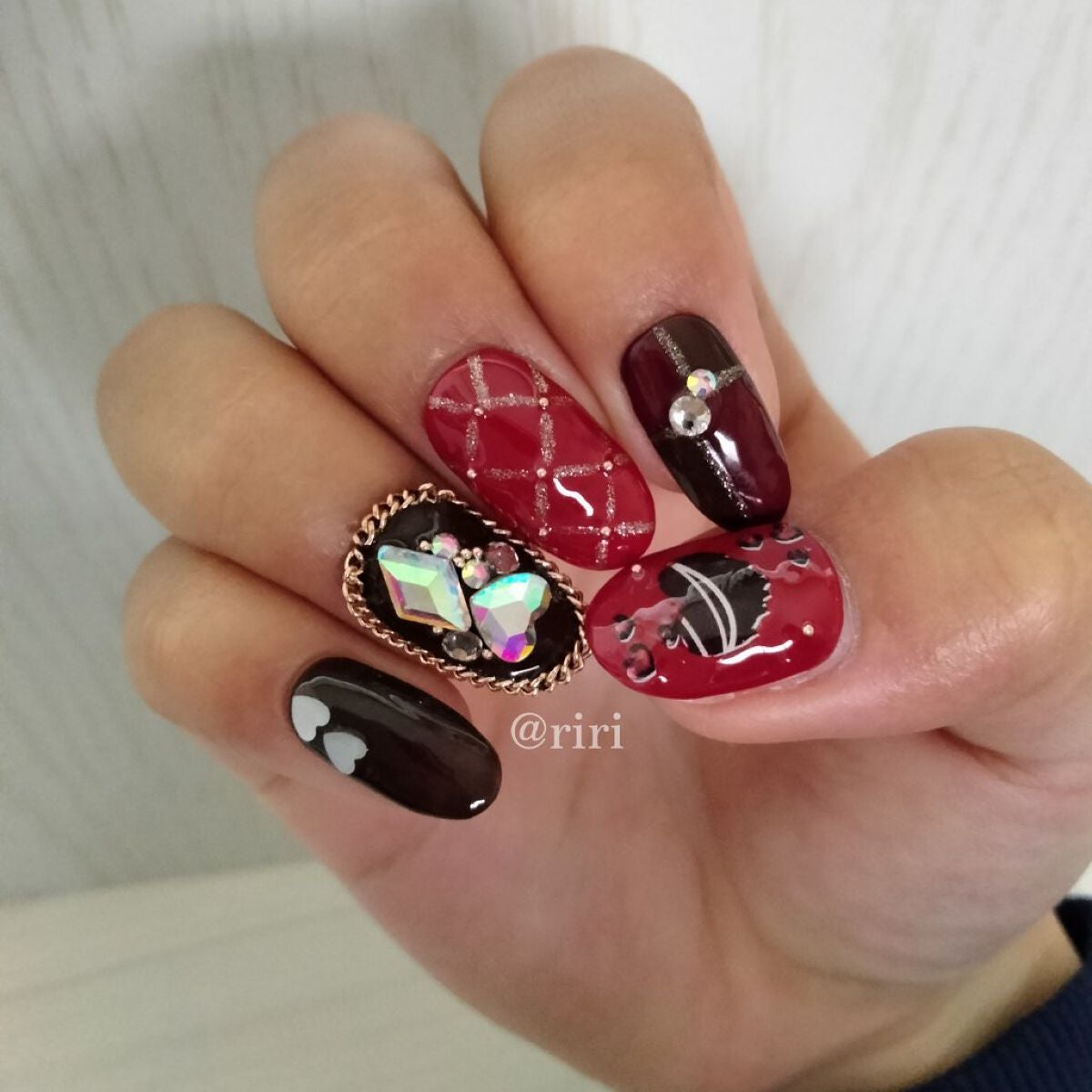 ネイルシール/セリア/ネイルシールを使ったクチコミ(9枚目)