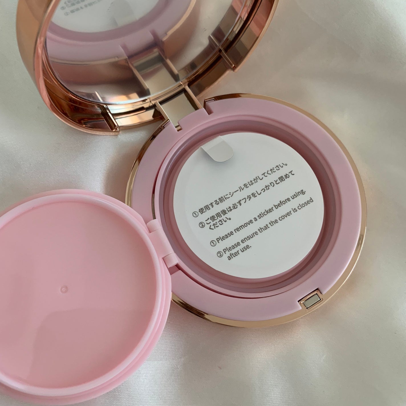 ピンクティーツリーカバークッション/APLIN/クッションファンデーションを使ったクチコミ(3枚目)