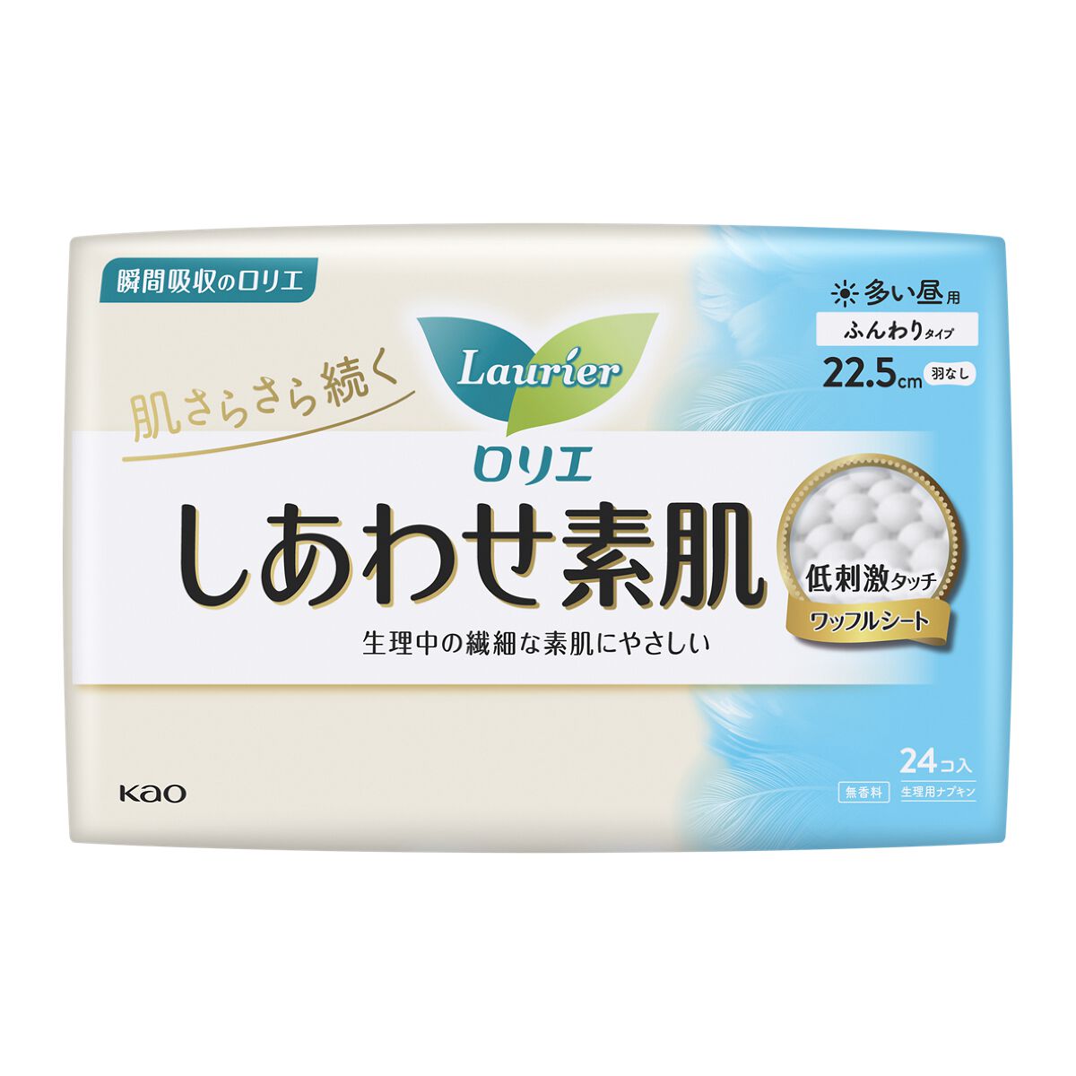 ロリエ しあわせ素肌（多い昼用羽なし 24コ）