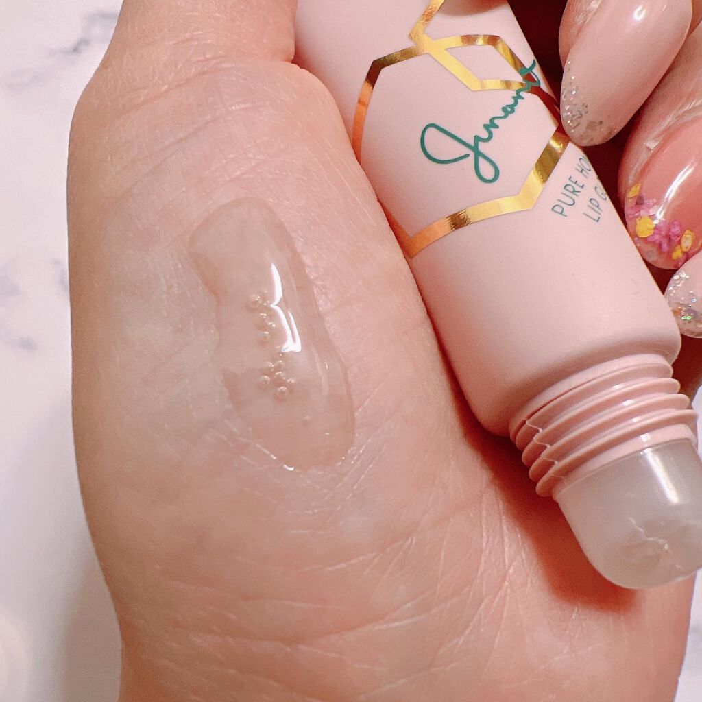 ピュアハニーリップグロス/Junano/リップ美容液を使ったクチコミ（2枚目）