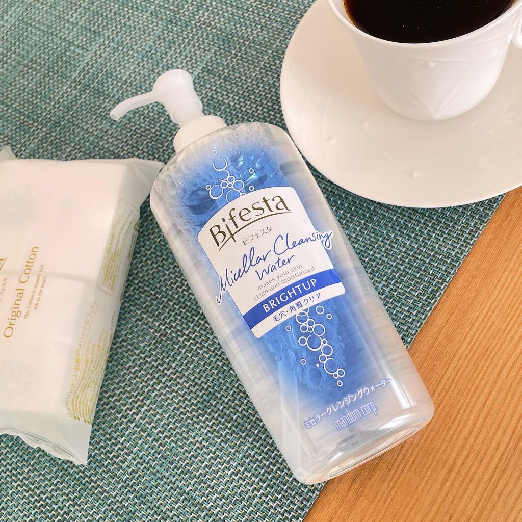 ミセラークレンジングウォーター ブライトアップ/ビフェスタ/クレンジングウォーターを使ったクチコミ(7枚目)