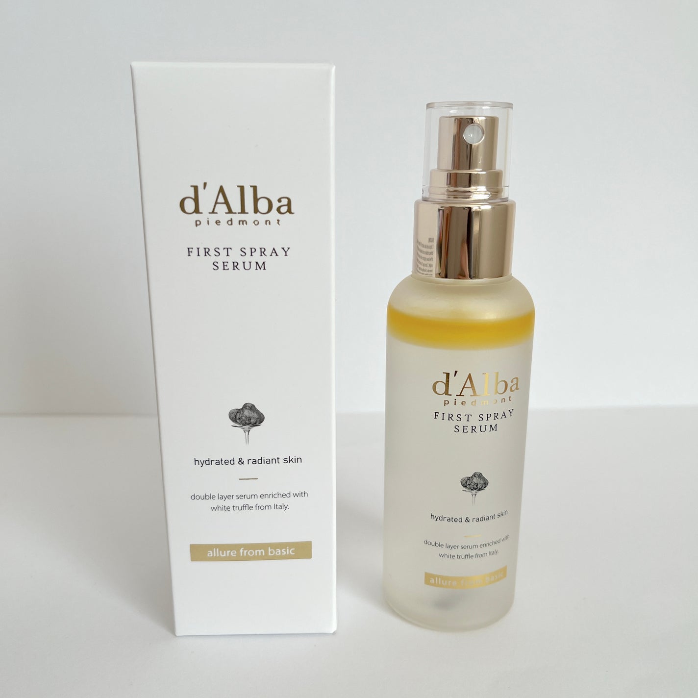 ダルバ ホワイトトリュフファーストスプレーセラム/ダルバ/ミスト状化粧水を使ったクチコミ(6枚目)