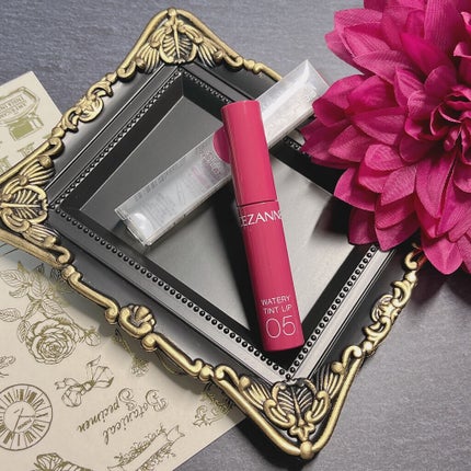 ウォータリーティントリップ 05 プラムレッド/CEZANNE/リップティントを使ったクチコミ(1枚目)