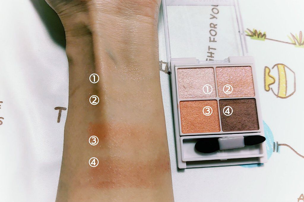 シルキースフレアイズ/キャンメイク/アイシャドウパレットを使ったクチコミ（2枚目）