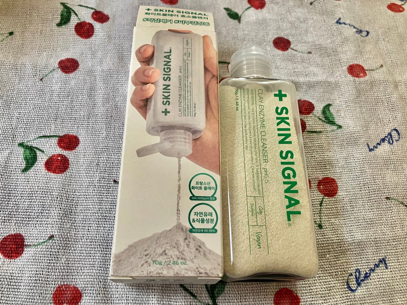 グリーン クレイ酵素クレンザー/SKIN SIGNAL/洗顔パウダーを使ったクチコミ(2枚目)