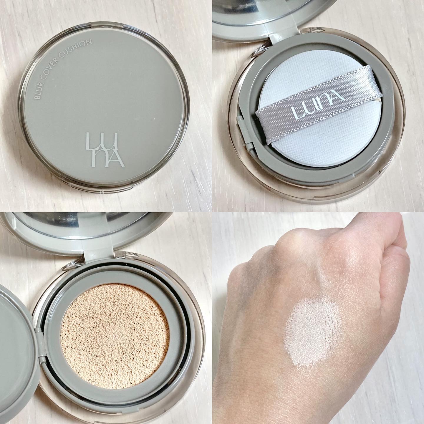 ブラーカバークッション/LUNA/クッションファンデーションを使ったクチコミ（2枚目）
