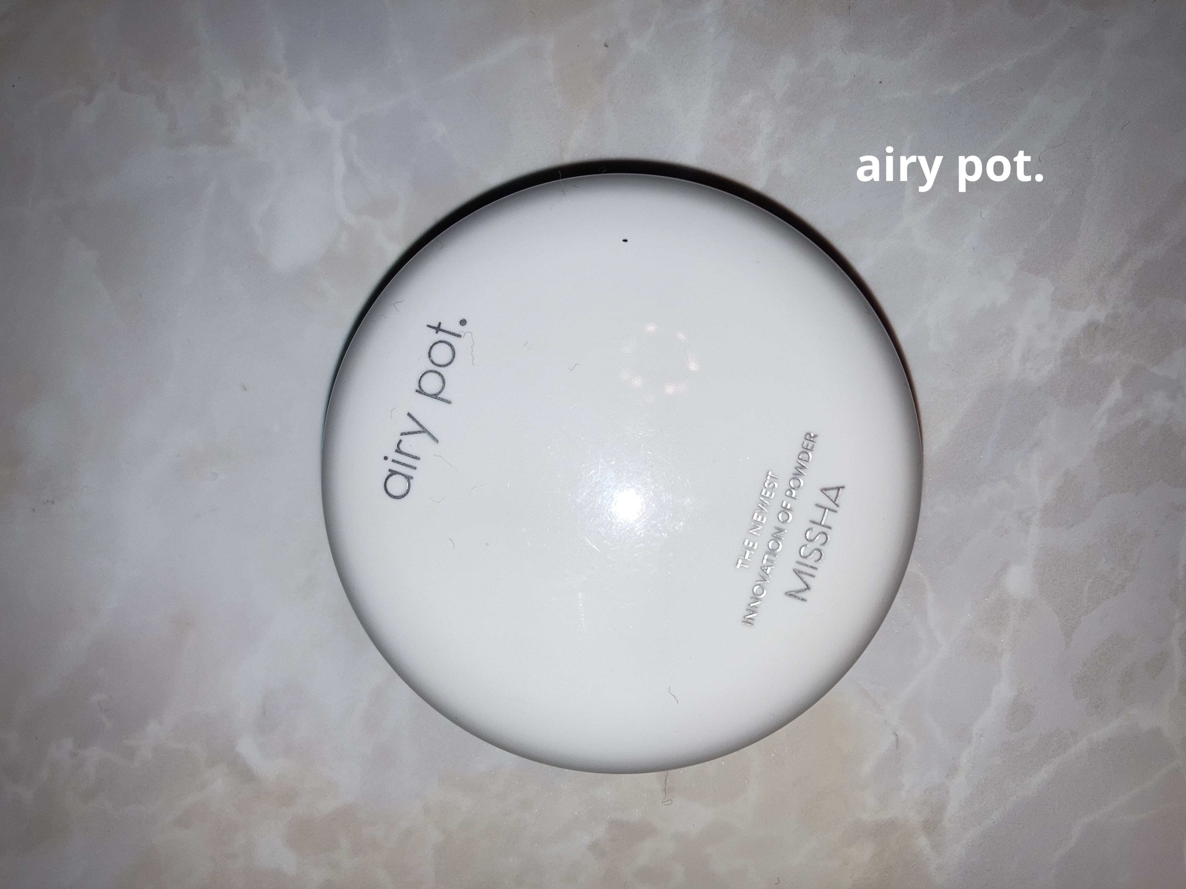 エアリーポット プレストパウダー/MISSHA/プレストパウダーを使ったクチコミ（1枚目）