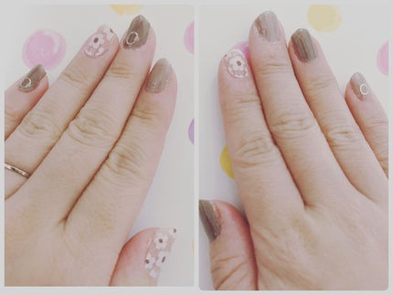 ジェルネイルシール/DAISO/ネイルシールを使ったクチコミ(1枚目)