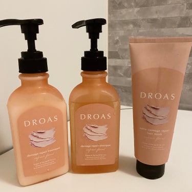 DROAS クレイヘアマスク エクストラダメージリペアのクチコミ「DROAS #つまるところ泥が良い キャンペーンに参加させて頂き、DROASさんにダメージリペ.....」（1枚目）