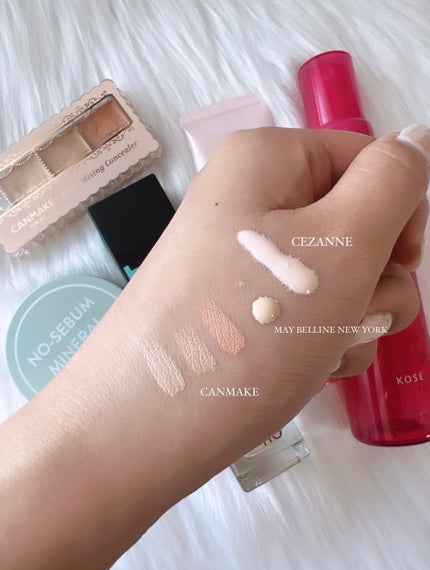 カラーミキシングコンシーラー/キャンメイク/パレットコンシーラーを使ったクチコミ(3枚目)