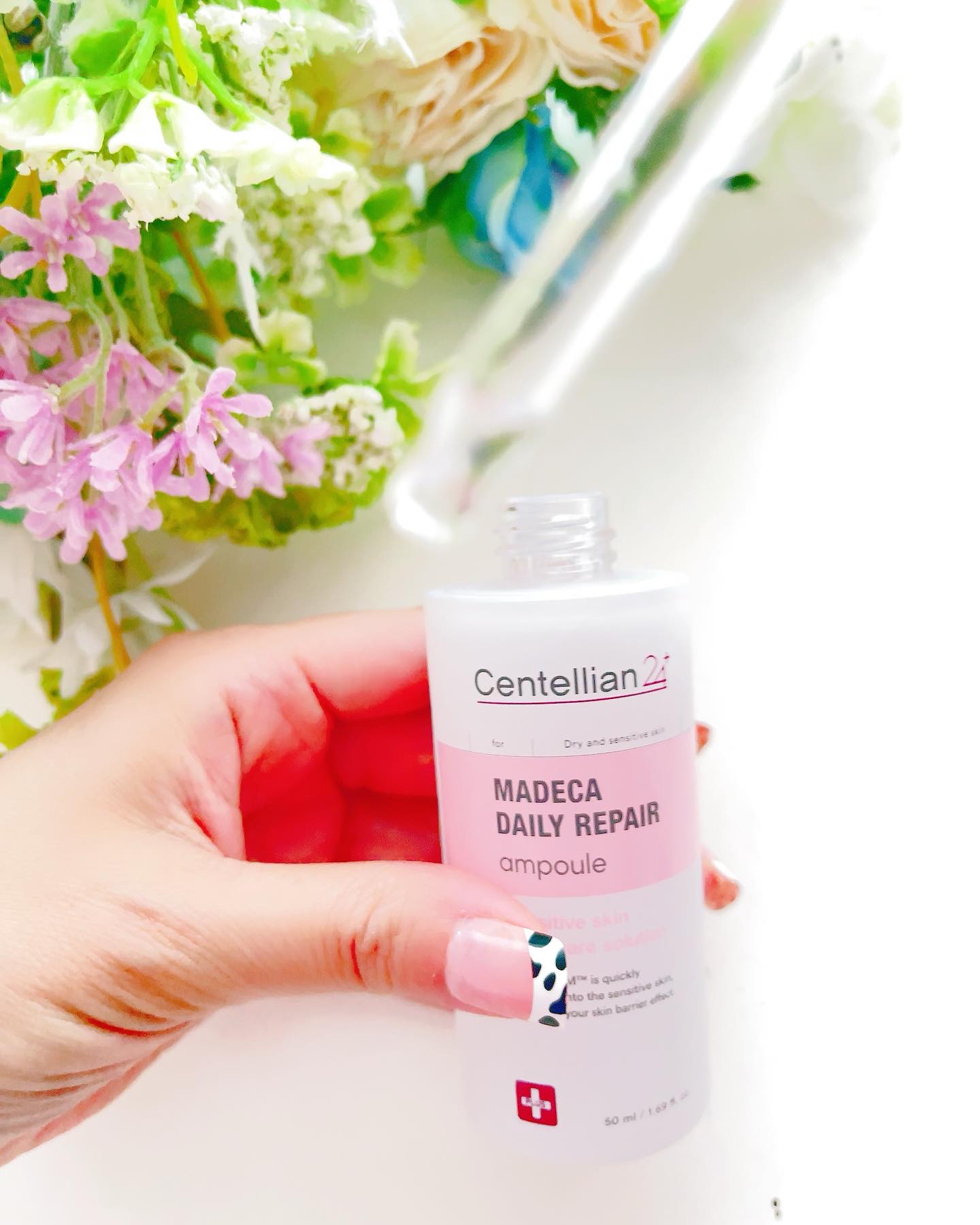 マデカデイリーリペアアンプル/センテリアン24/美容液を使ったクチコミ（3枚目）