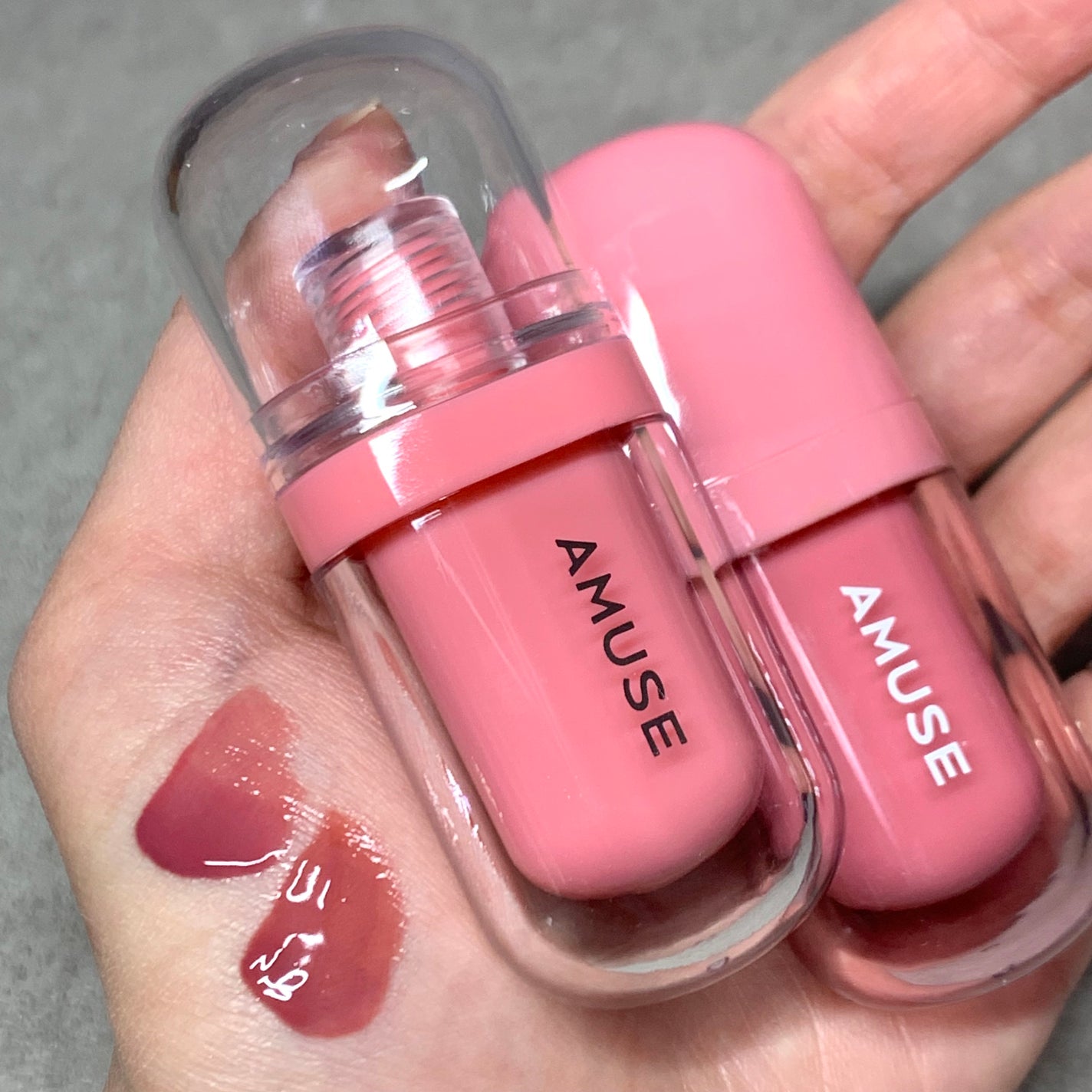 ジェルフィットティント/AMUSE/リップティントを使ったクチコミ(6枚目)